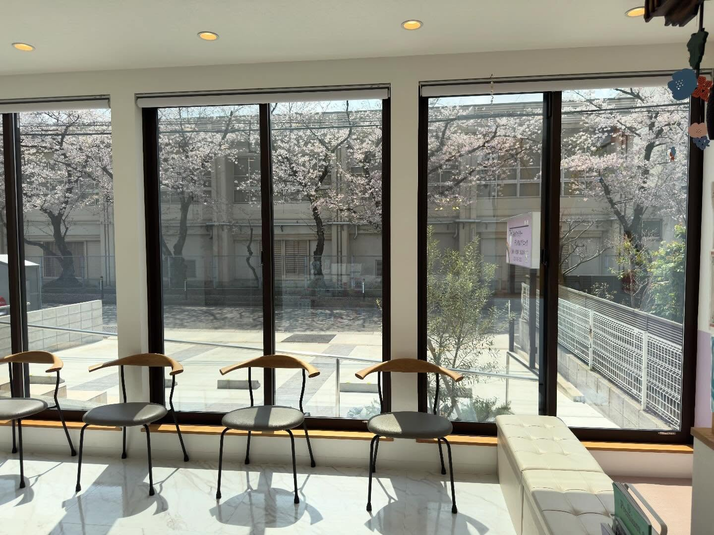 【待合からも見頃です】